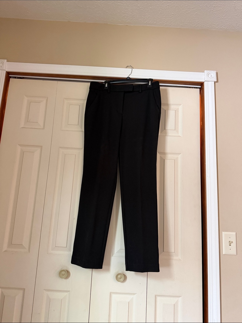 Simply Vera Vera Wang Black Straight Leg Dress Pants